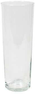 Gerimport Bloemenvaas/vazen van transparant glas 40 x 15 cm