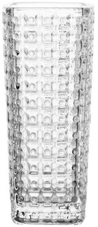 Gerimport Bloemenvaasje - voor kleine stelen/boeketten - helder glas - D6 x H15 cm