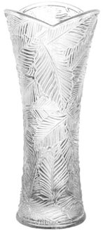 Gerimport Bloemenvaasje - voor kleine stelen/boeketten - helder glas - D8 x H18 cm