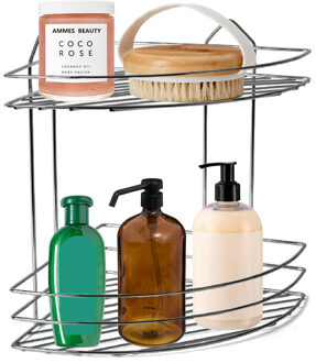 Gerimport Doucherekje - hoek-model - 2-laags - H30 cm - RVS