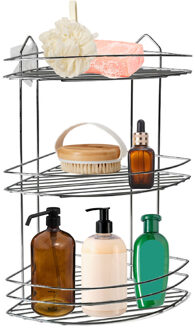 Gerimport Doucherekje - hoek-model - 3-laags - H46 cm - RVS