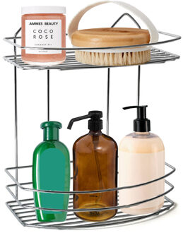 Gerimport Doucherekje - rechthoek - 2-laags - H30 cm - RVS