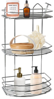 Gerimport Doucherekje - rechthoek - 3-laags - H45 cm - RVS