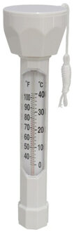 Gerimport Drijvende water/zwembad thermometer Wit
