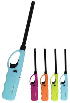 Gerimport Flame Classics Lange Gasaansteker - 3x stuks - 27 cm - extra lange steel - keuken/gas/haard aansteke