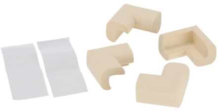Gerimport Foam hoekbeschermers - voor de baby - 4x stuks - voor tafel / kasten - veiligheid kind