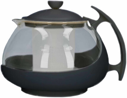 Gerimport French press koffiemaker/cafetiere glas - Koffie zetter met filter - 700 ml - Camping koffiezetters