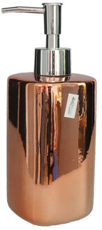 Gerimport Gerim Zeeppompje - keramiek - koper metallic kleur - 7 x 19 cm