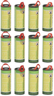 Gerimport Insecten/vliegen vang plakstrips/kleefstrips - 12x stuks - ongedierte bestrijden