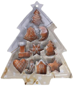 Gerimport Kerst koekvormpjes - 10x stuks - uitsteek vormpjes - kerst thema - kerstkoekjes bakken