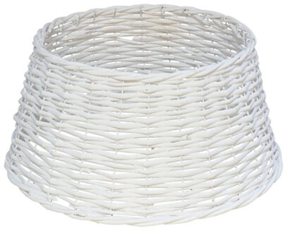 Gerimport Kerstboommand - wit - D32 x H20cm - voor kerstboom van 120 cm - kerstboomrok