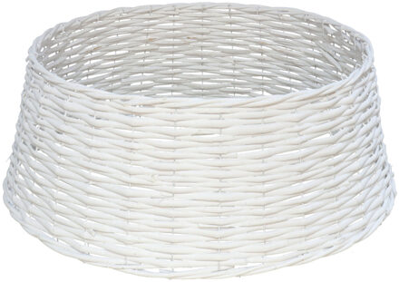 Gerimport Kerstboommand - wit - D39 x H20 cm - voor kerstboom van 150 cm - kerstboomrok