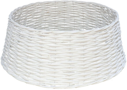 Gerimport Kerstboommand - wit - D42 x H22 cm - voor kerstboom van 180 cm - kerstboomrok