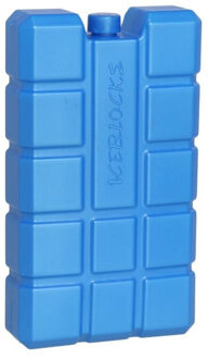 Gerimport Koelelement - 400 ml - 9,5 x 16 cm - blauw - voor koeltas of koelbox