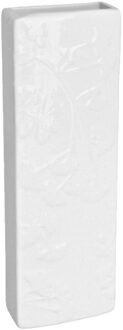 Gerimport Luchtbevochtiger waterverdamper - radiator - wit - aardewerk - 7 x 17 cm