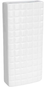 Gerimport Luchtbevochtiger - waterverdamper radiator - wit - aardewerk - L8 x H20 cm