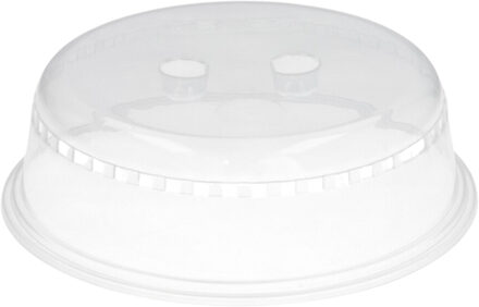 Gerimport Magnetron deksel - 21 cm - transparant - afdekschaal - magnetronstolp