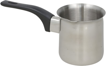 Gerimport melk en sauspan klein - RVS - 235 ml - D7 x H8 cm - metaal