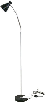 Gerimport Moderne Verstelbare Vloerlamp 140cm - Staand - Verstelbaar - Zwart