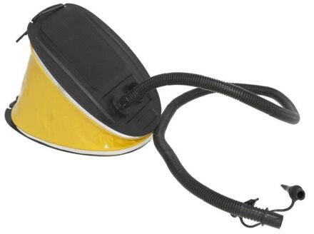 Gerimport Opblaas voetpomp - luchtpomp - voor luchtbedden en boten - Inhoud 3 liter - kunststof