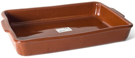 Gerimport Ovenschaal - Pamplona - 8,5 liter - terracotta - tapas serveerschaal - Ovenschalen Bruin