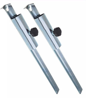 Gerimport parasolharing - 2x - metaal - H50 cm - parasolanker