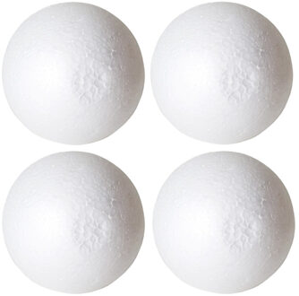 Gerimport Piepschuim hobby vormen DIY ballen - 4x - styropor bollen - 15 cm