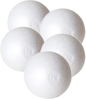 Gerimport Piepschuim hobby vormen DIY ballen - 5x - styropor bollen - 10 cm