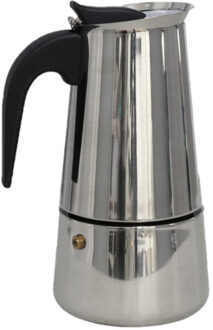 Gerimport RVS moka/espresso koffie apparaat voor 9 kopjes