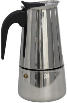 Gerimport RVS moka/espresso koffiemaker voor 6 kopjes