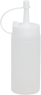 Gerimport Sausfles transparant - met schenktuit - 146 ml - H13.50