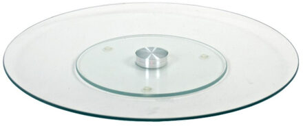 Gerimport Serveerschaal - met roterend glas plateau - D35 - serveer plateau