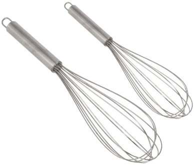 Gerimport Set van 2x gardes/kloppers RVS met ophangoog 25 en 30 cm