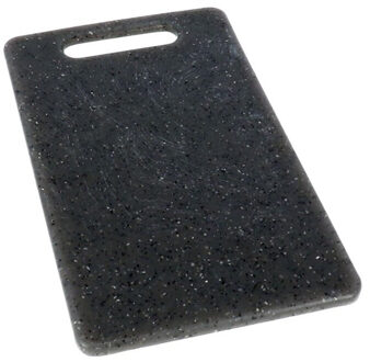 Gerimport Snijplank voor keuken/voedsel - Antraciet - Kunststof - 15 x 25 cm