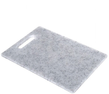 Gerimport Snijplank voor keuken/voedsel - lichtgrijs - Kunststof - 15 x 25 cm