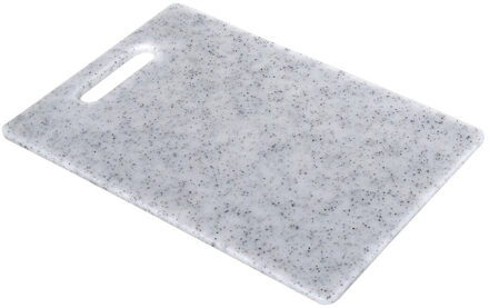 Gerimport Snijplank voor keuken/voedsel - lichtgrijs - Kunststof - 24 x 34 cm