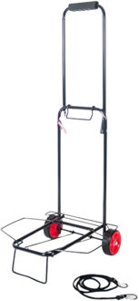 Gerimport Steekwagen - metaal - opvouwbaar - 34 x 30 x 87 cm - transport - trolley