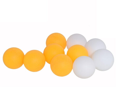 Gerimport Tafeltennisballen setje - 30x balletjes - geel/wit - pingpong