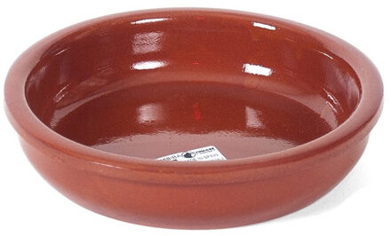 Gerimport Tapas bakje/schaaltje - Bilbao - mini - 16 cm - aardewerk - oranje - serveerschaal