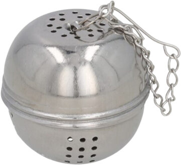 Gerimport Theefilter bal - RVS - zilver - D4 cm - theezeef - thee-ei