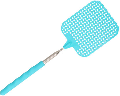 Gerimport Uitschuifbare Vliegenmepper - blauw - 26 tot 72 cm