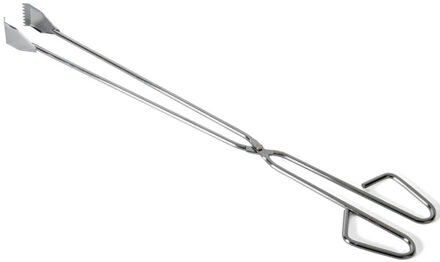 Gerimport Vleestang - RVS - voorzien van kartelrang - BBQ tang - 55 cm