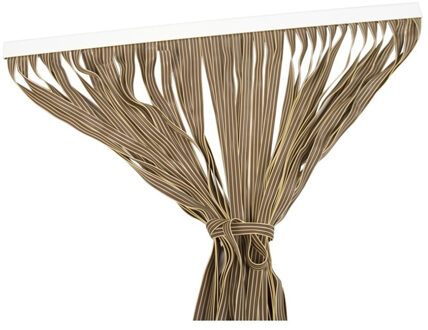 Gerimport Vliegen/insecten gordijn - 90 x 210 cm - zand - polyester