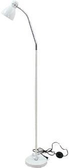 Gerimport Vloerlamp - staand - wit - 140 cm - leeslamp / sfeerverlichting
