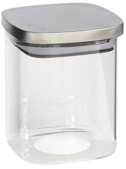 Gerimport Voedsel/etenswaren bewaren voorraadpot 1100 ml glas met RVS deksel