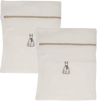 Gerimport waszakken Iris - 2x - 40 x 50 cm - voor delicaat wasgoed - lingerie/bh waszak