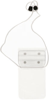 Gerimport waterdicht telefoonhoesje voor alle telefoons tot 5 inch - transparant - met koord