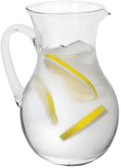 Gerimport waterkan Rabat - transparant - glas - 1,5L - limonadekan - schenkkan
