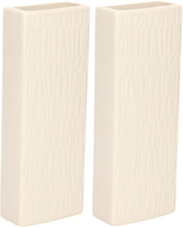 Gerimport Waterverdamper - 4x - warm wit - keramiek - 400 ml - radiatorbak luchtbevochtiger - 7 x 18,5 cm