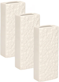 Gerimport Waterverdamper - 6x - wit - keramiek - 400 ml - radiatorbak luchtbevochtiger - 7,4 x 17,7 cm